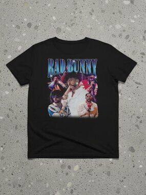 Vintage Bad Bunny Graphic T-Shirt | Latin Trap Reggaeton Tee | Urban Streetwear